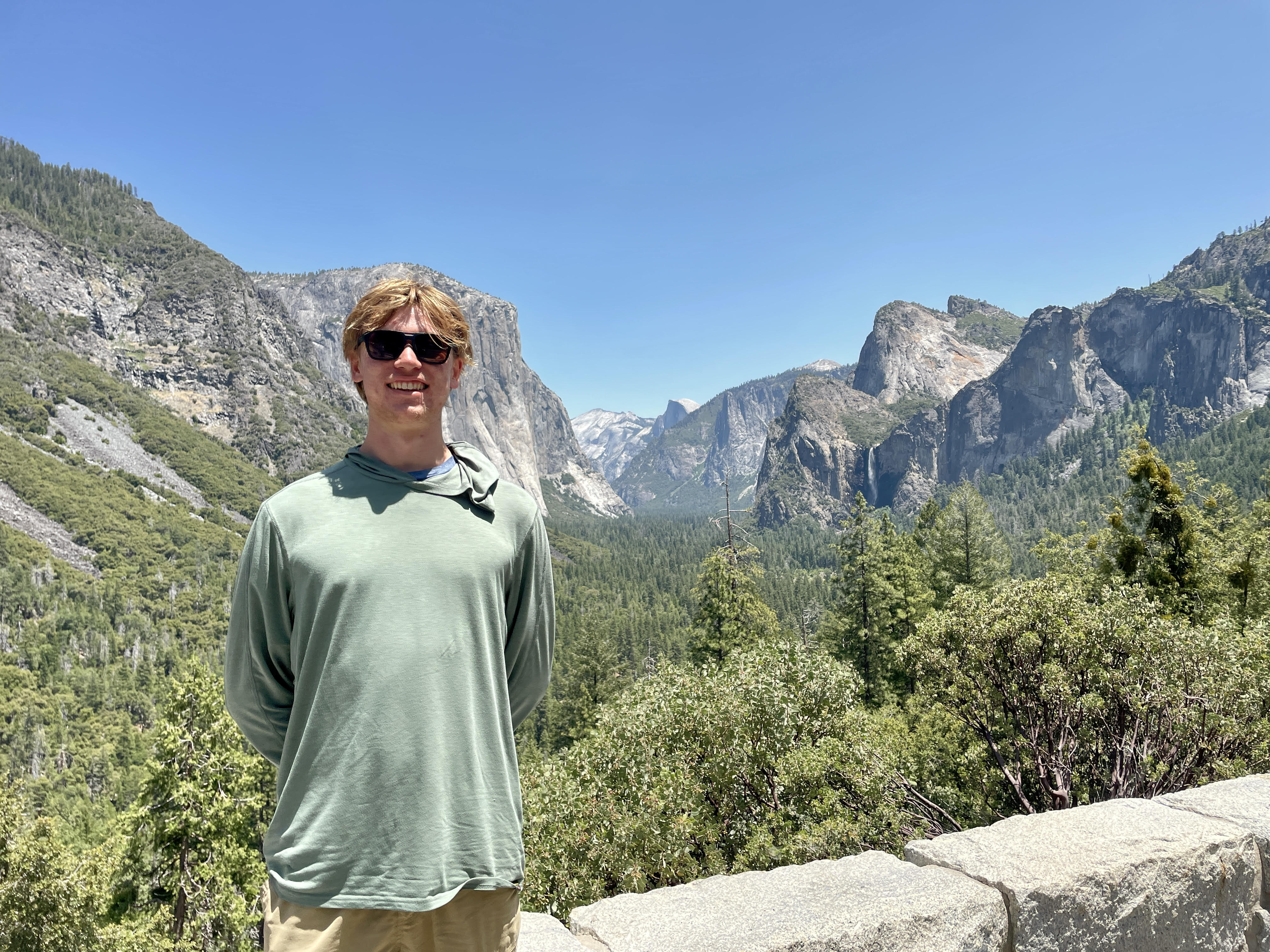 Image of Garrett in Yosemite